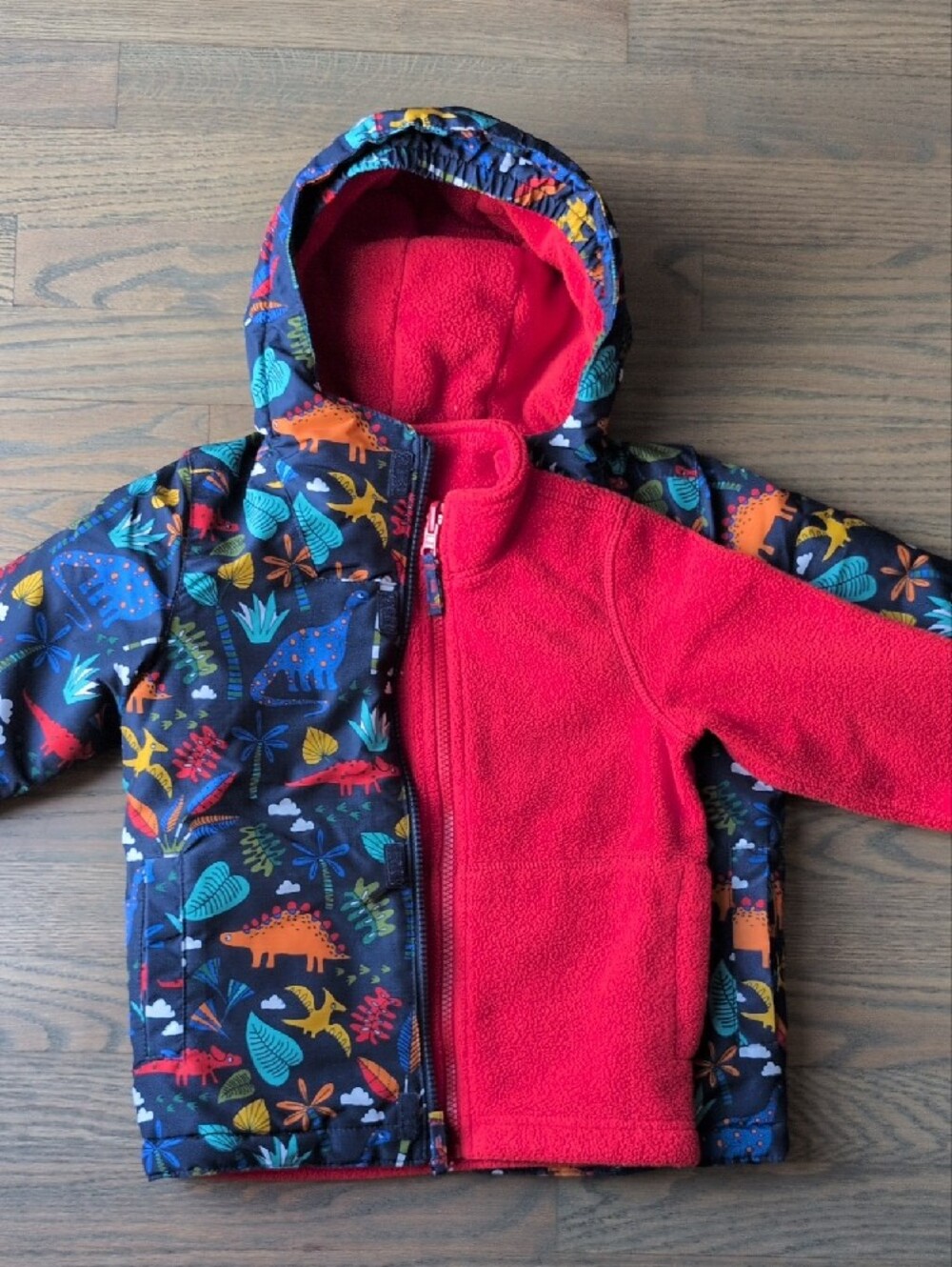 The Children's Place 3 in 1 Dinosaur Winter Jacket 3T